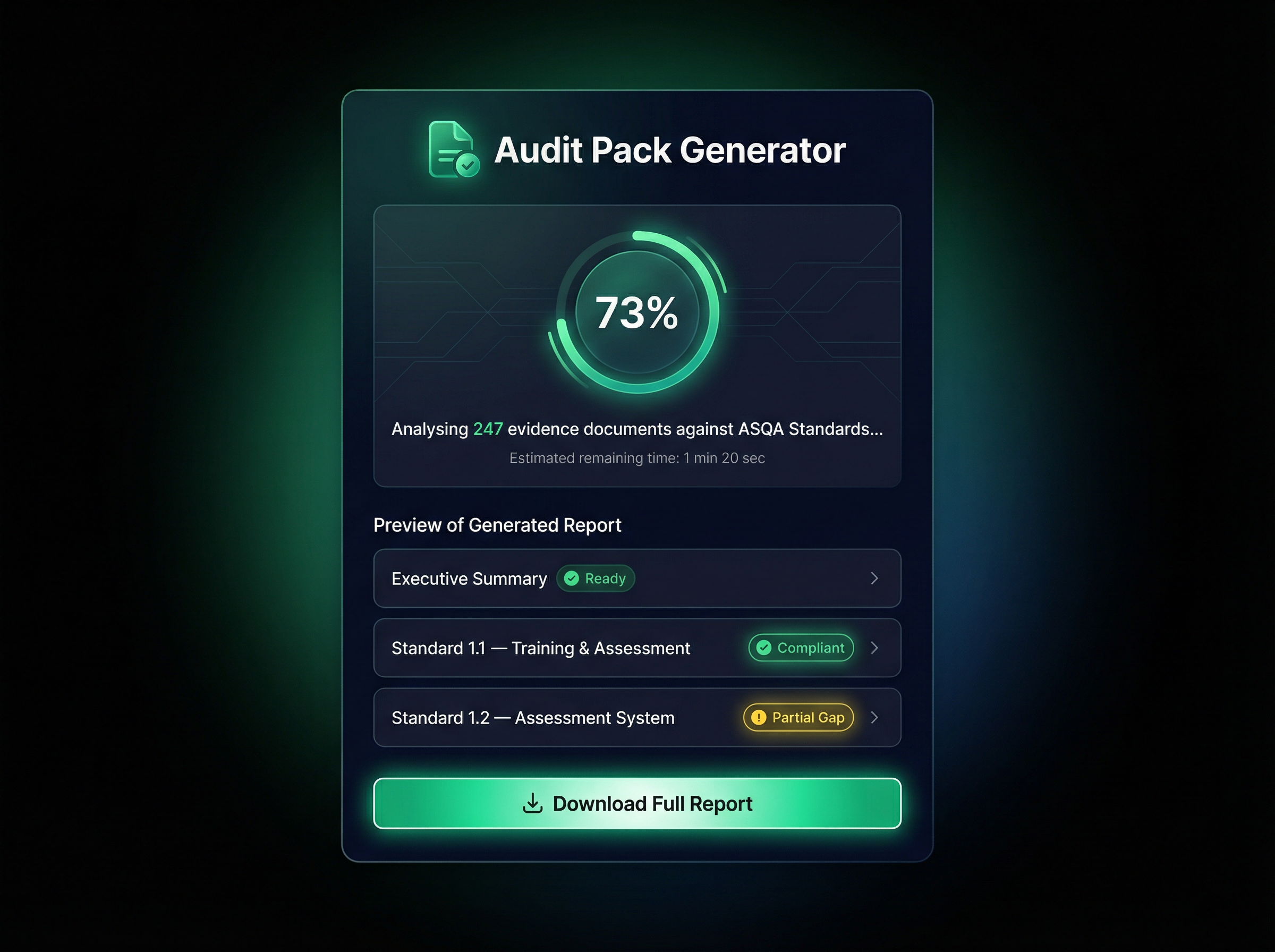 Audit Pack Generator